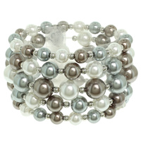 MULTI ROW PEARL STRETCH BRACELET SET